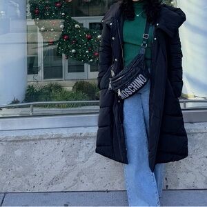 Halston Women's Black Puffer Jacket